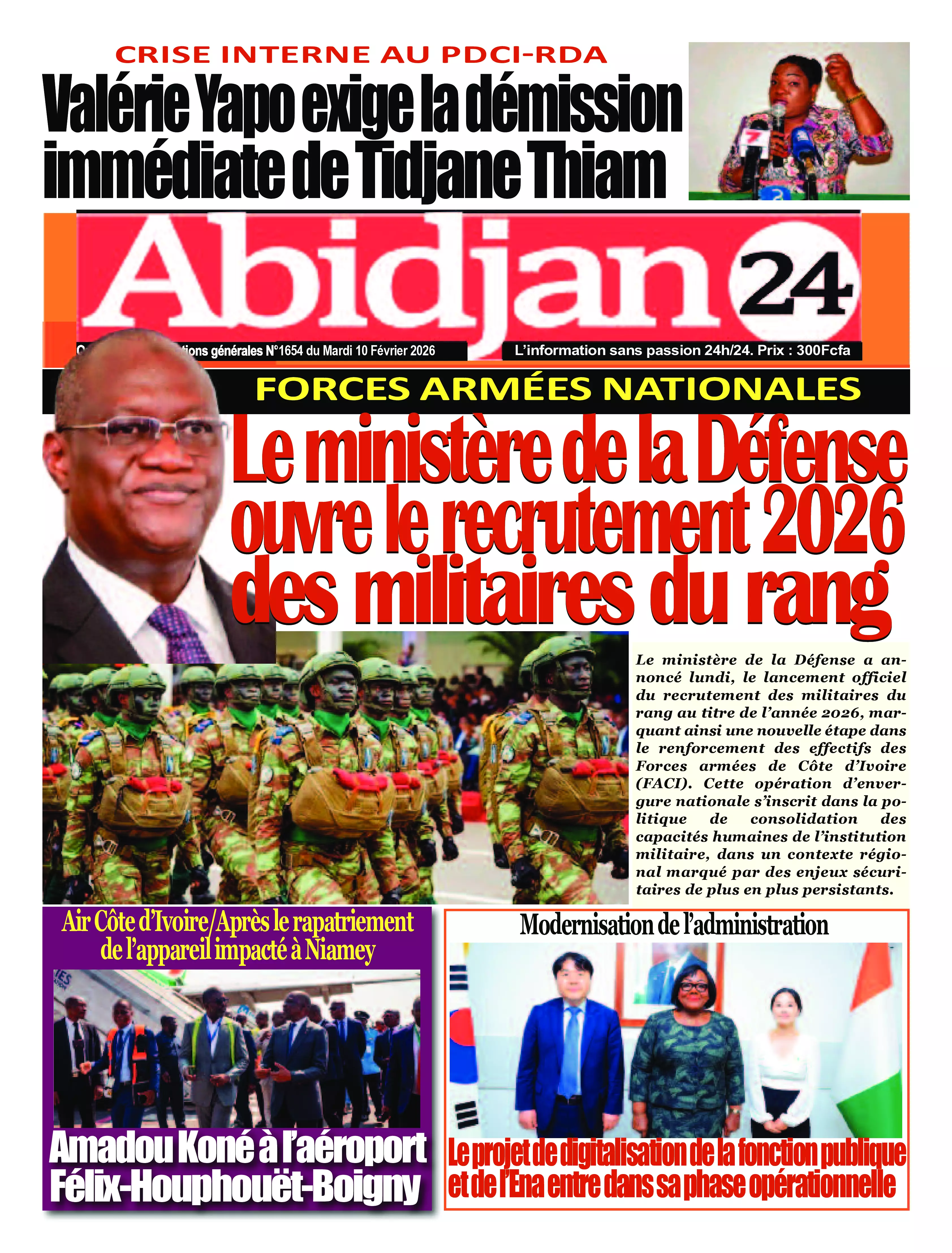 ABIDJAN 24 N° 1654