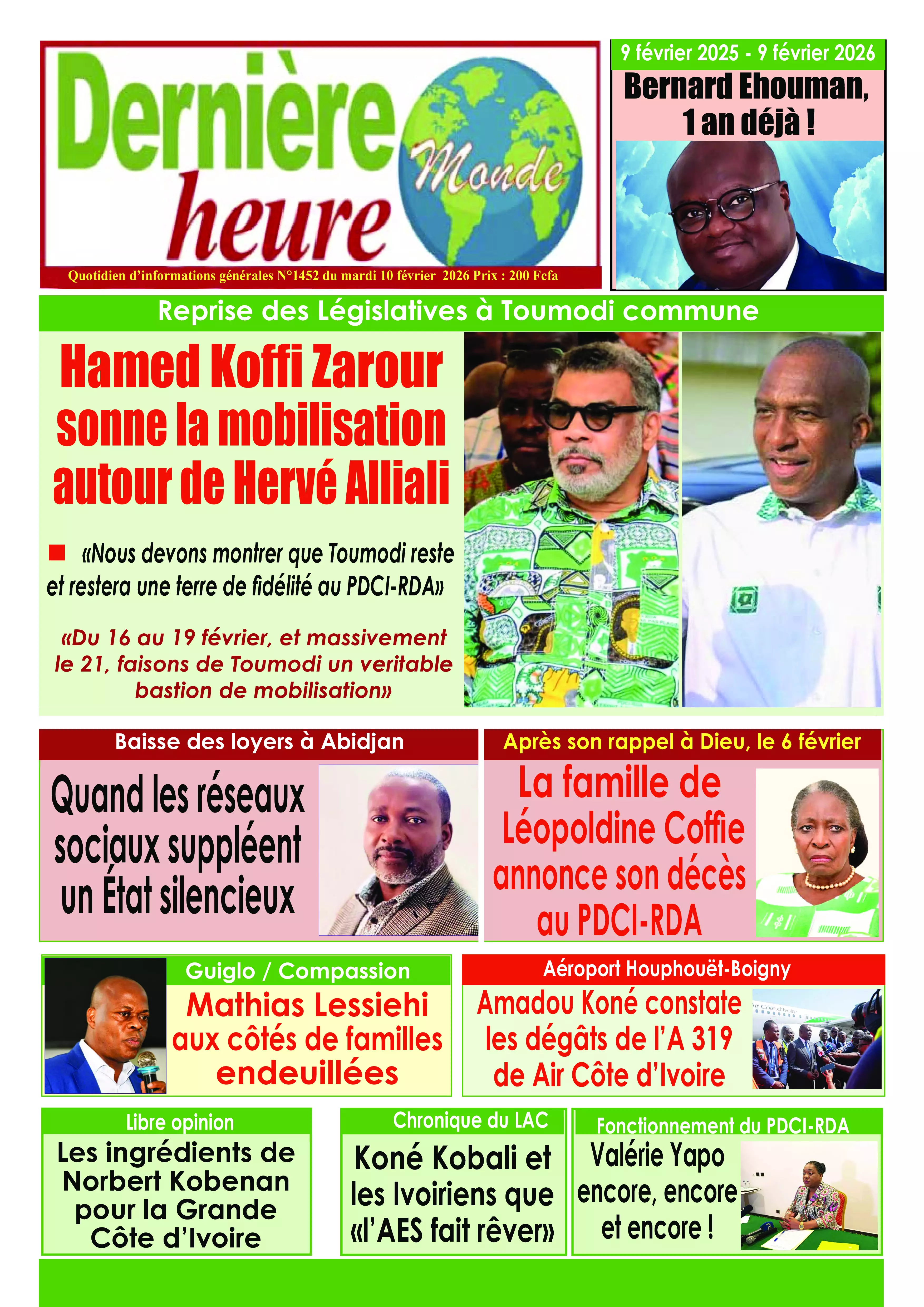 DERNIERE HEURE N° 1452