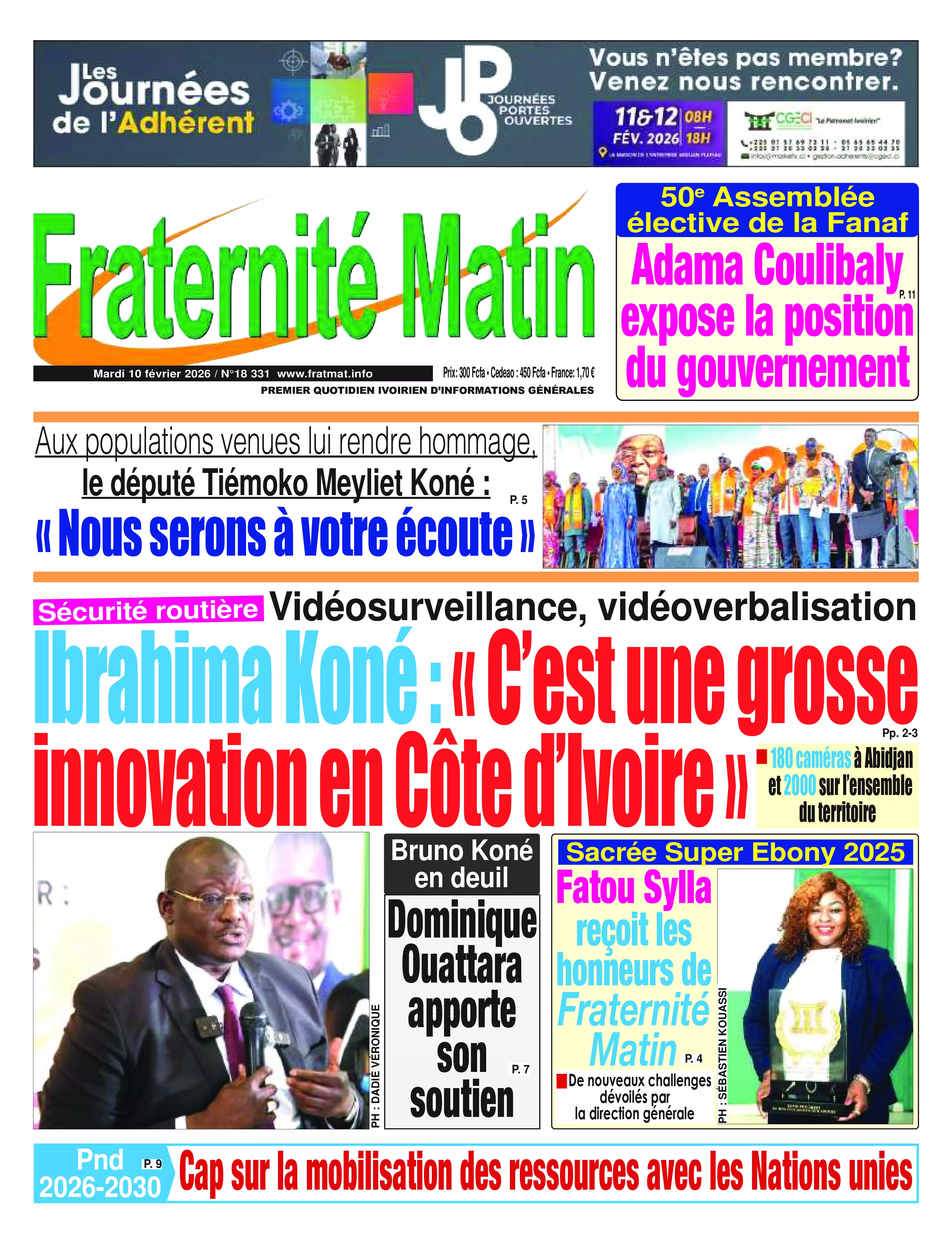 FRATERNITE MATIN N° 18331