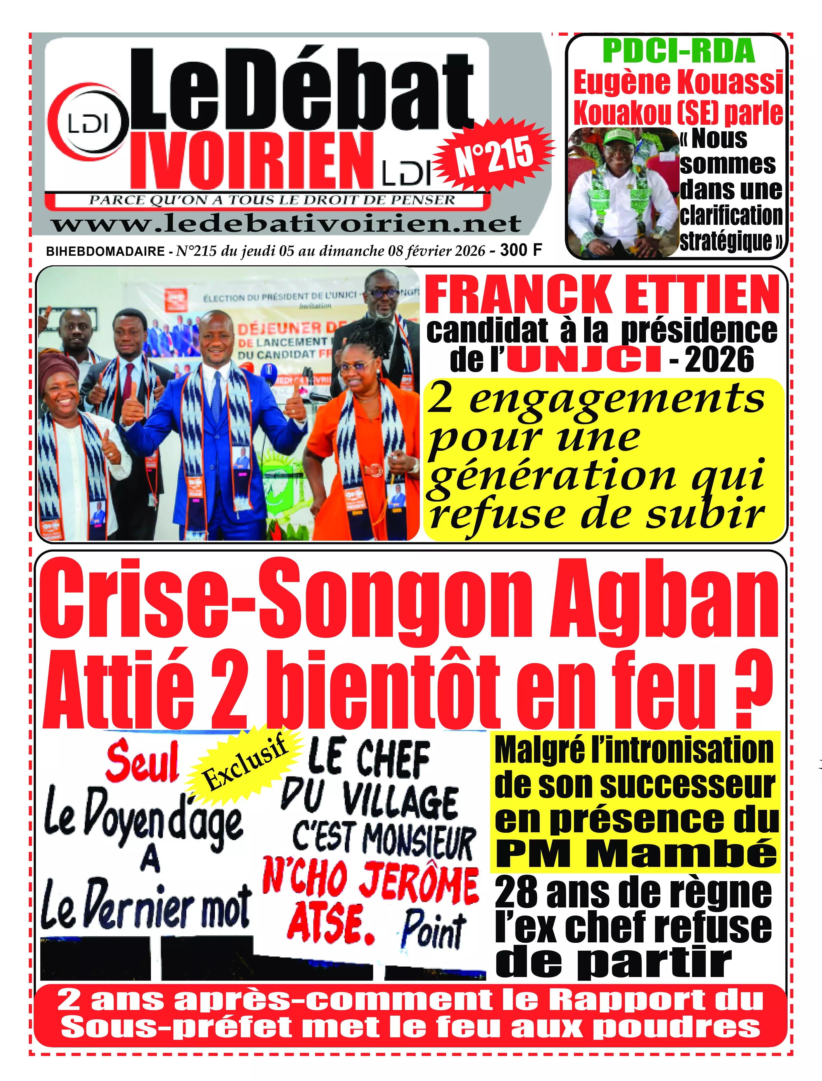 LE DEBAT IVOIRIEN N° 215