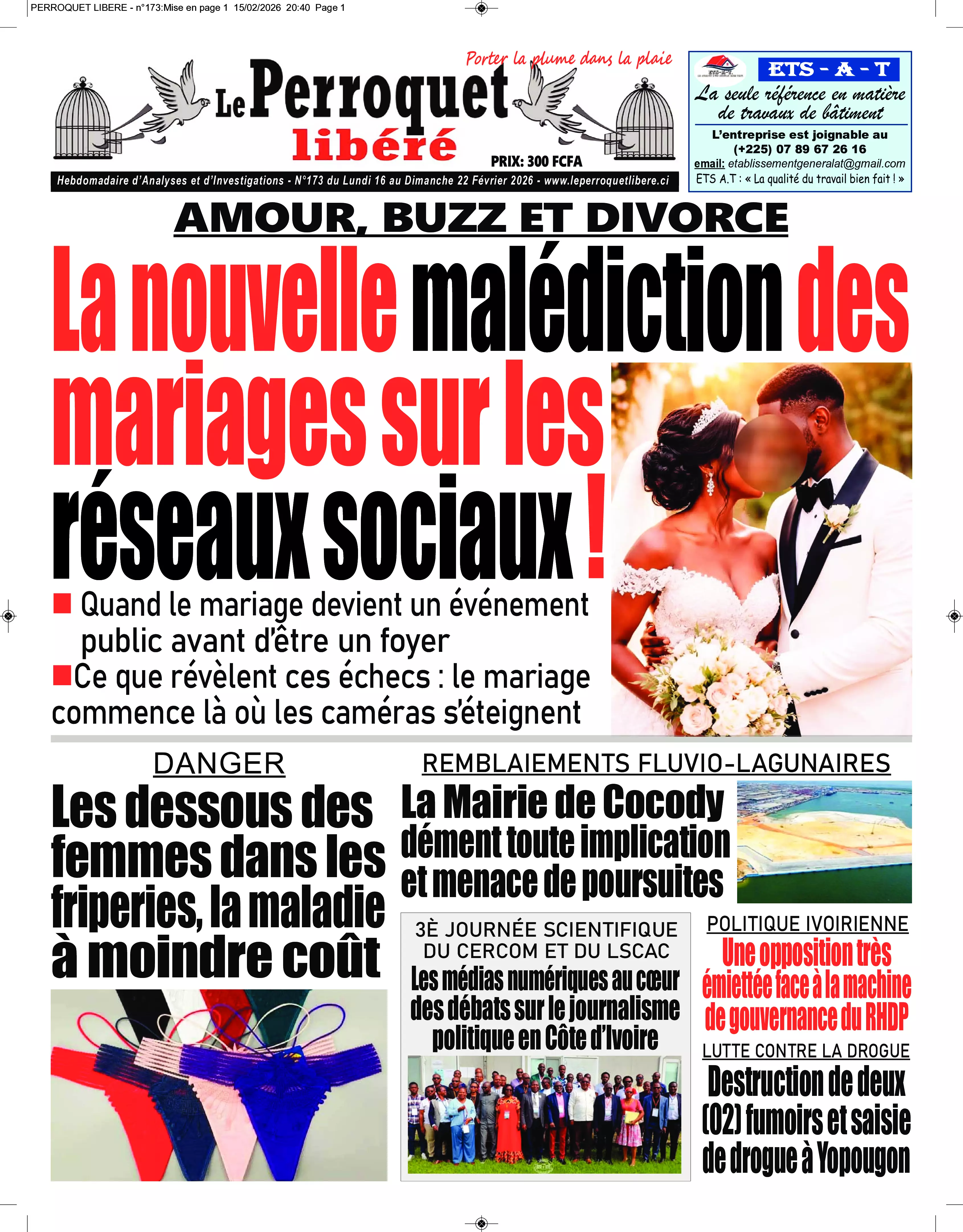 LE PERROQUET LIBERE N° 173