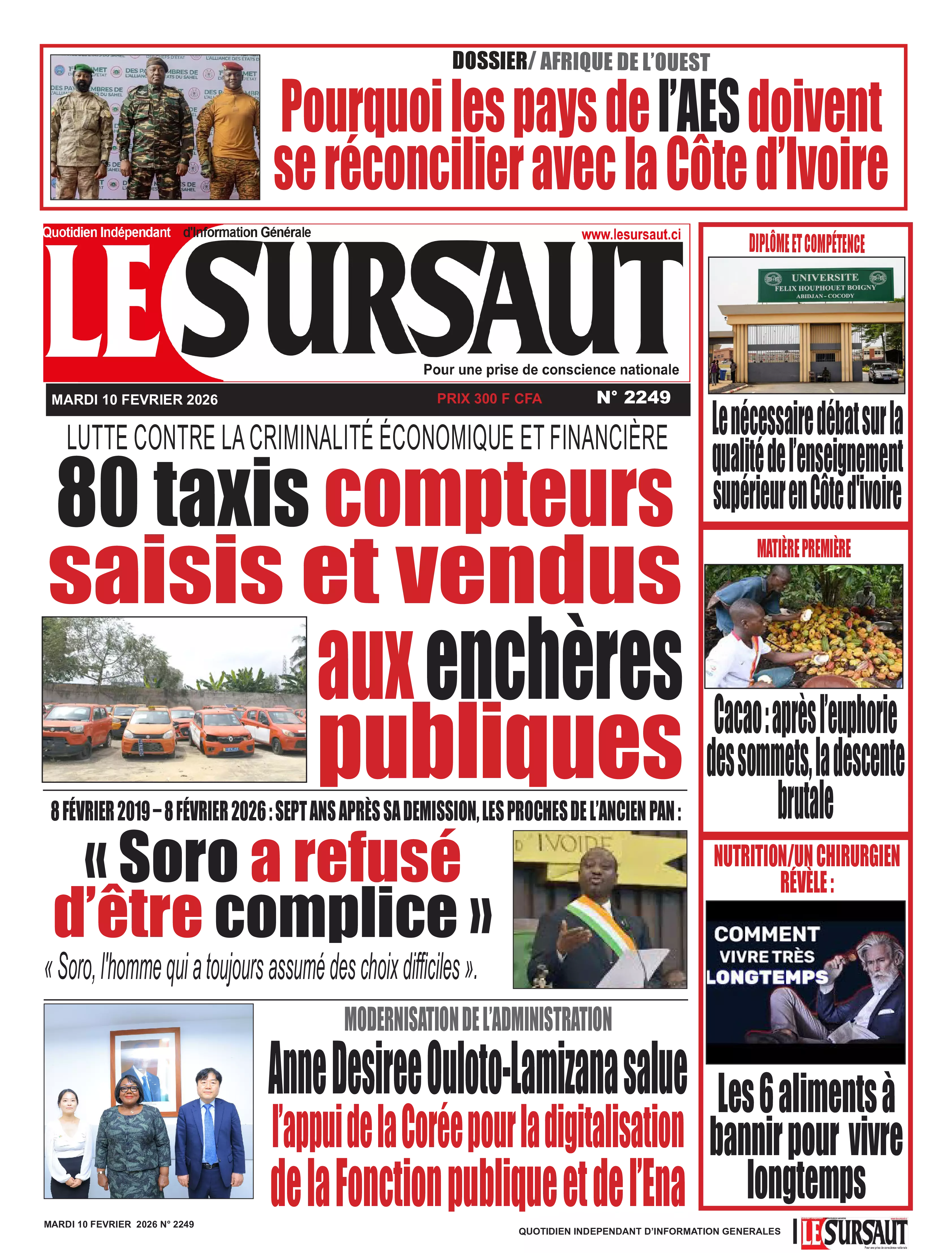 LE SURSAUT N° 2249