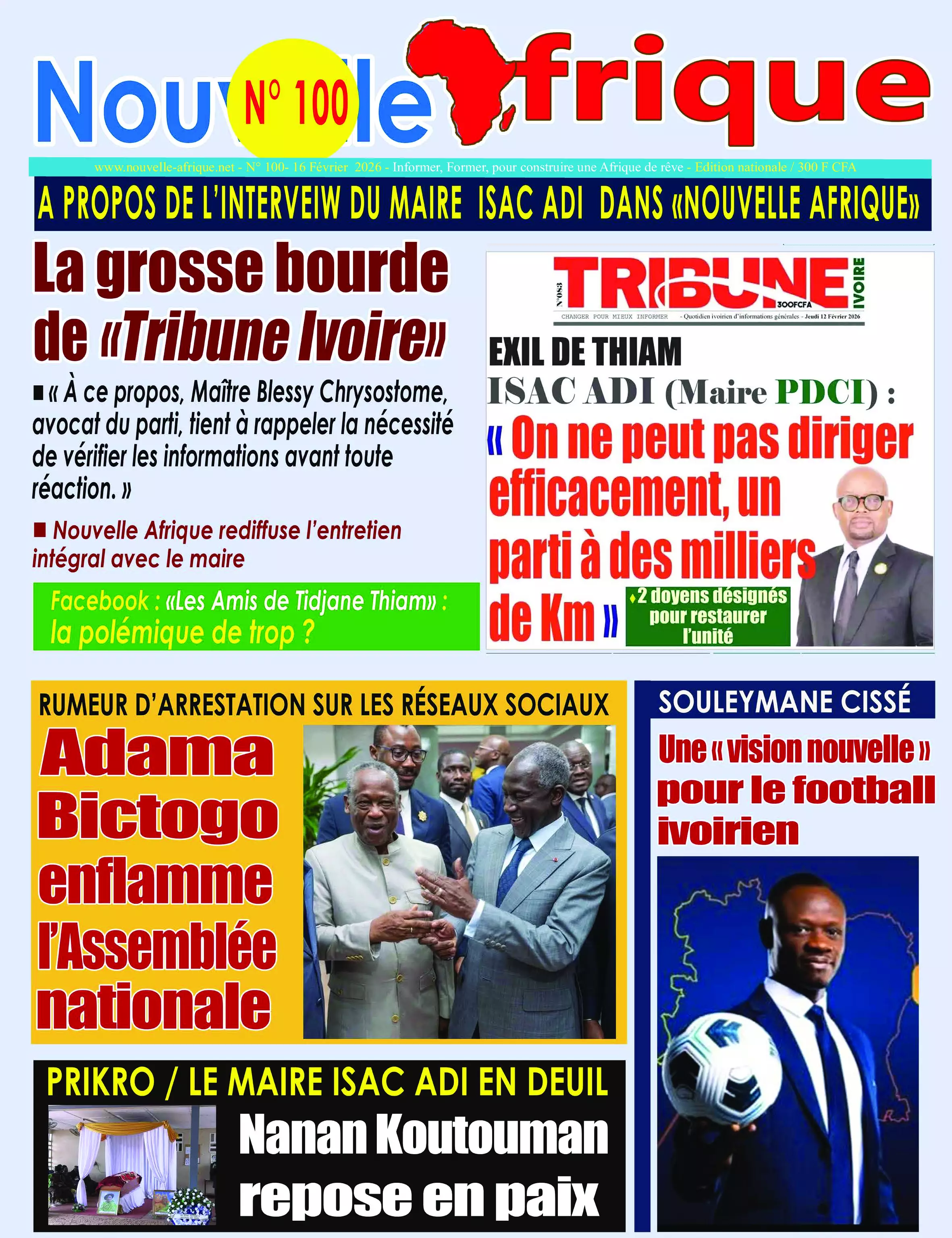 NOUVELLE AFRIQUE N° 100