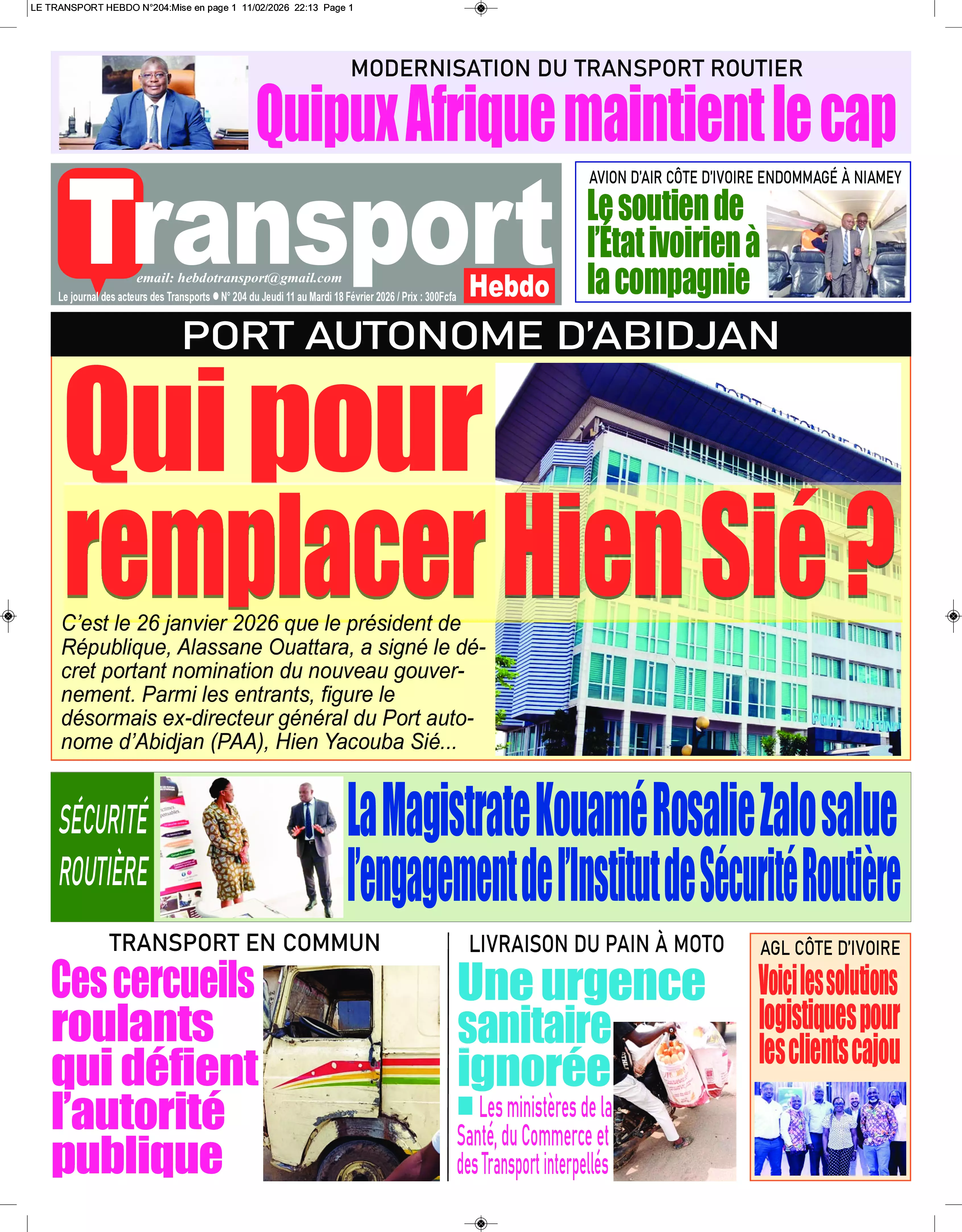 TRANSPORT HEBDO N° 204