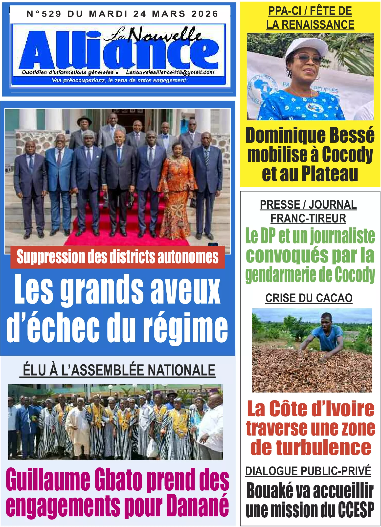 LA NOUVELLE ALLIANCE N° 529