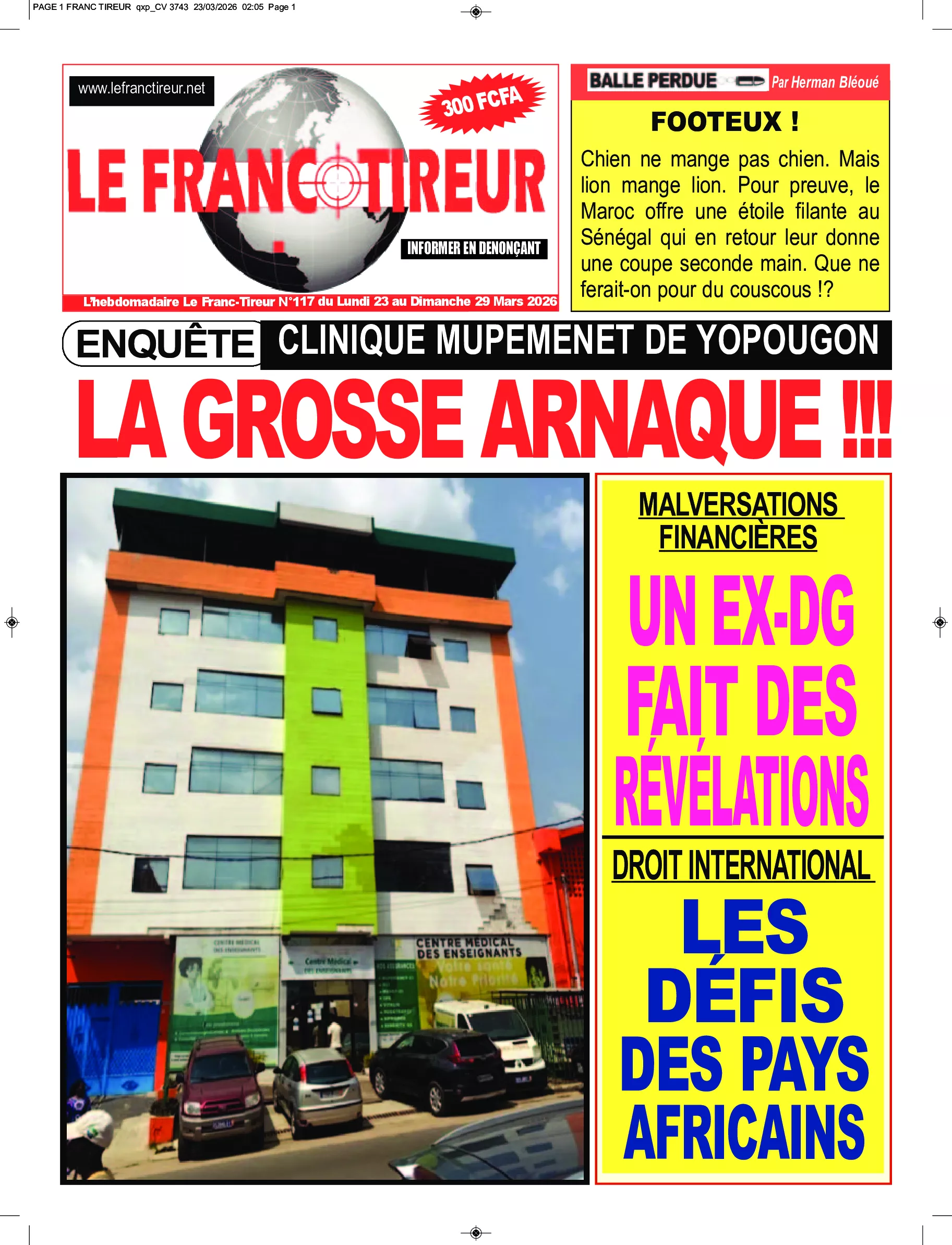 LE FRANC TIREUR N° 117