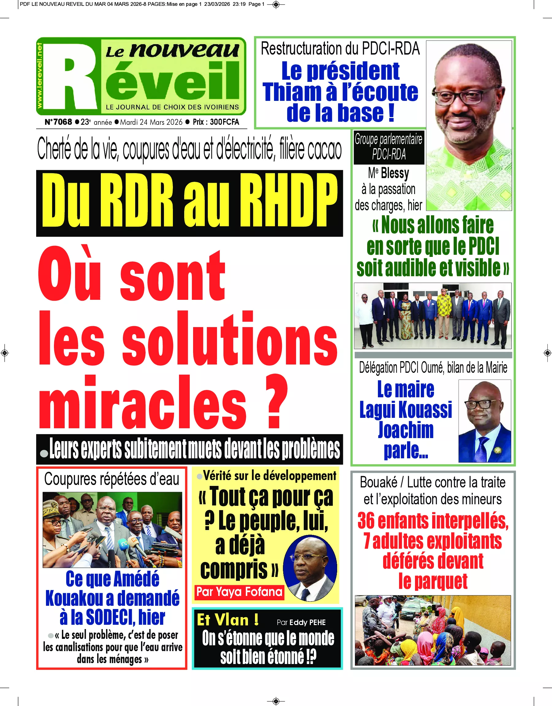 LE NOUVEAU REVEIL N° 768