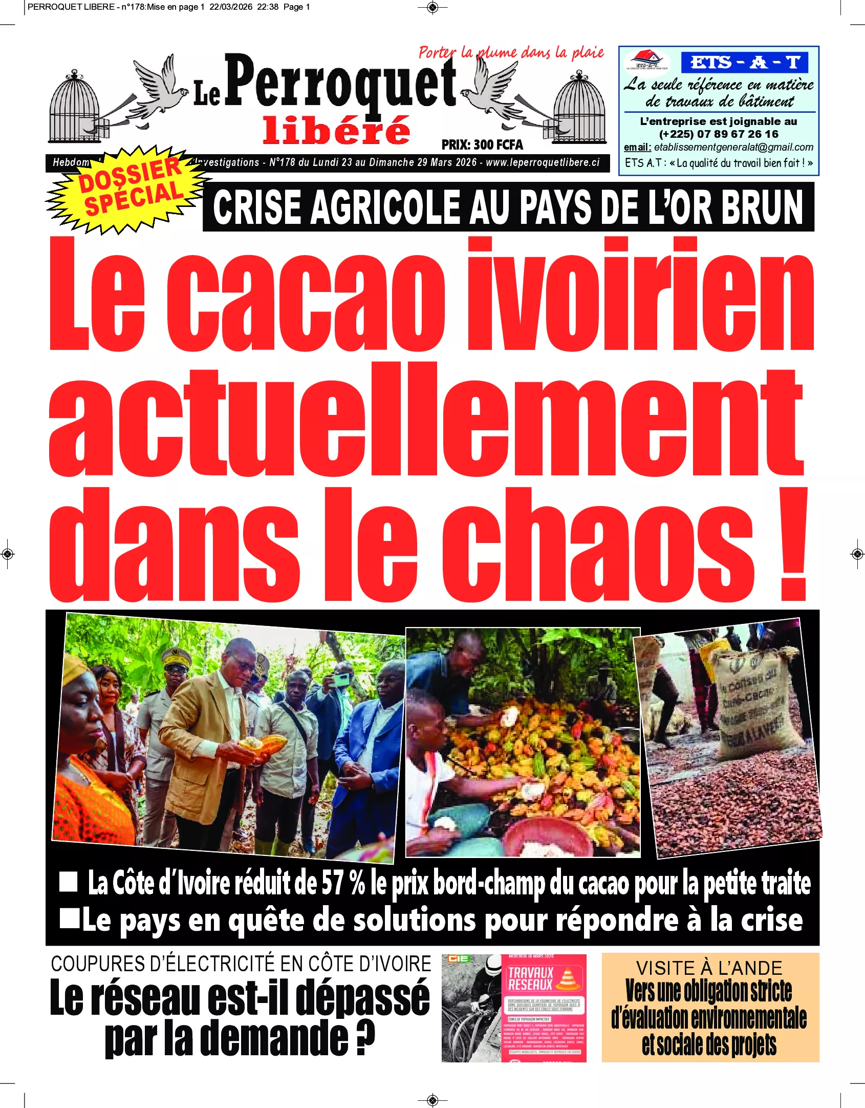 LE PERROQUET LIBERE N° 178