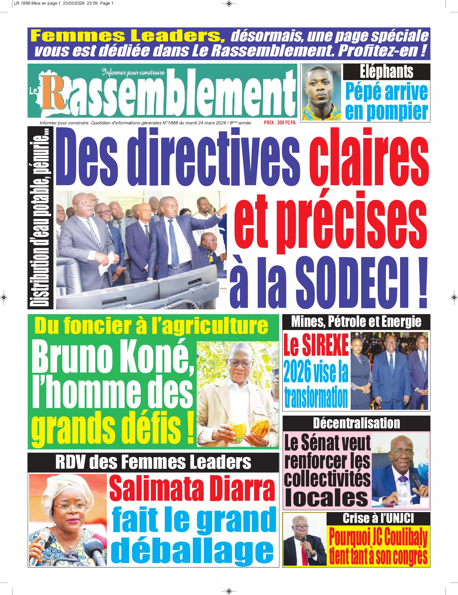 LE RASSEMBLEMENT N° 1888