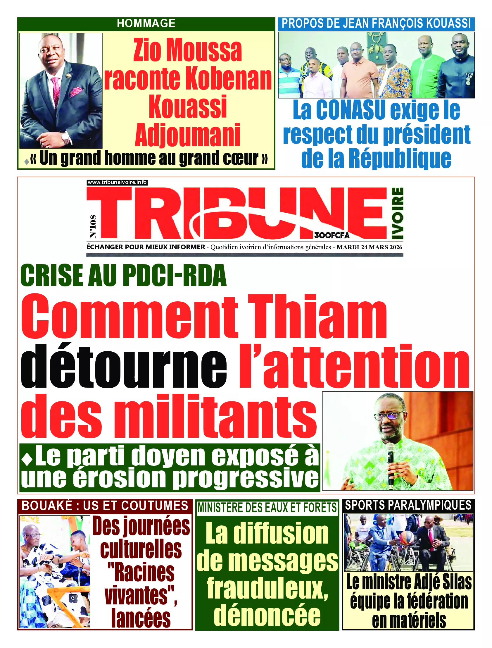 Tribune ivoire N° 108