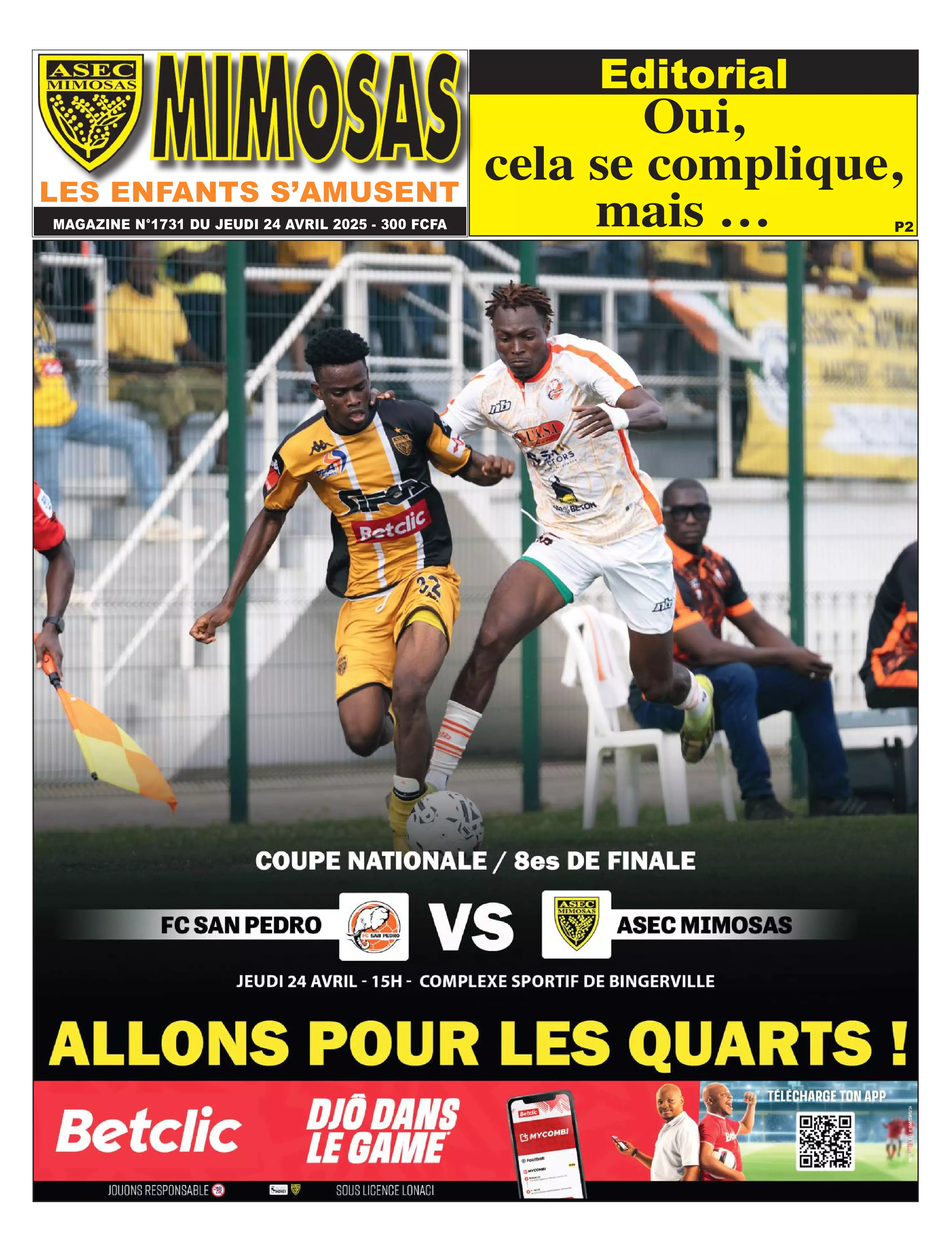 ASEC MIMOSAS N° 1731