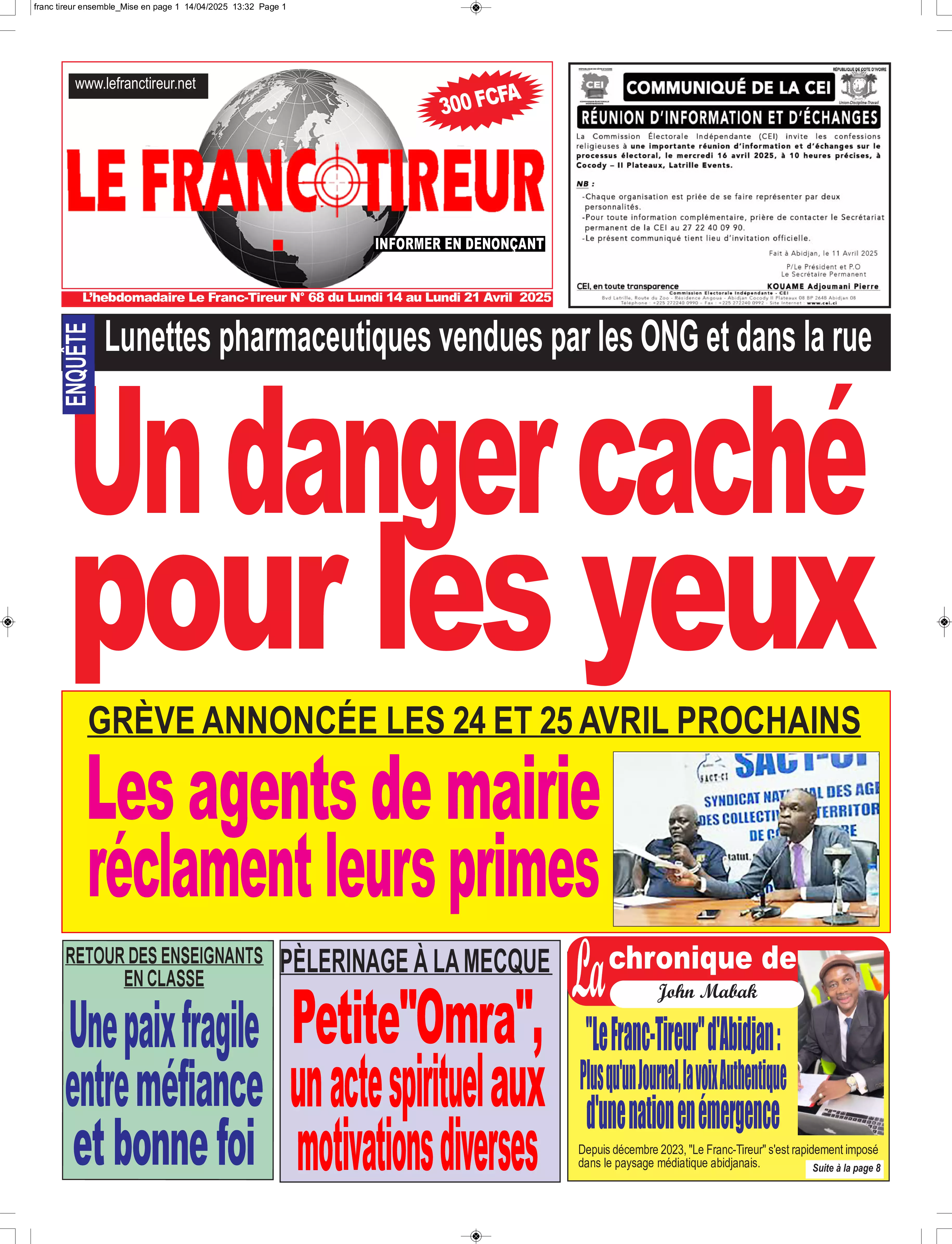 LE FRANC TIREUR N° 68