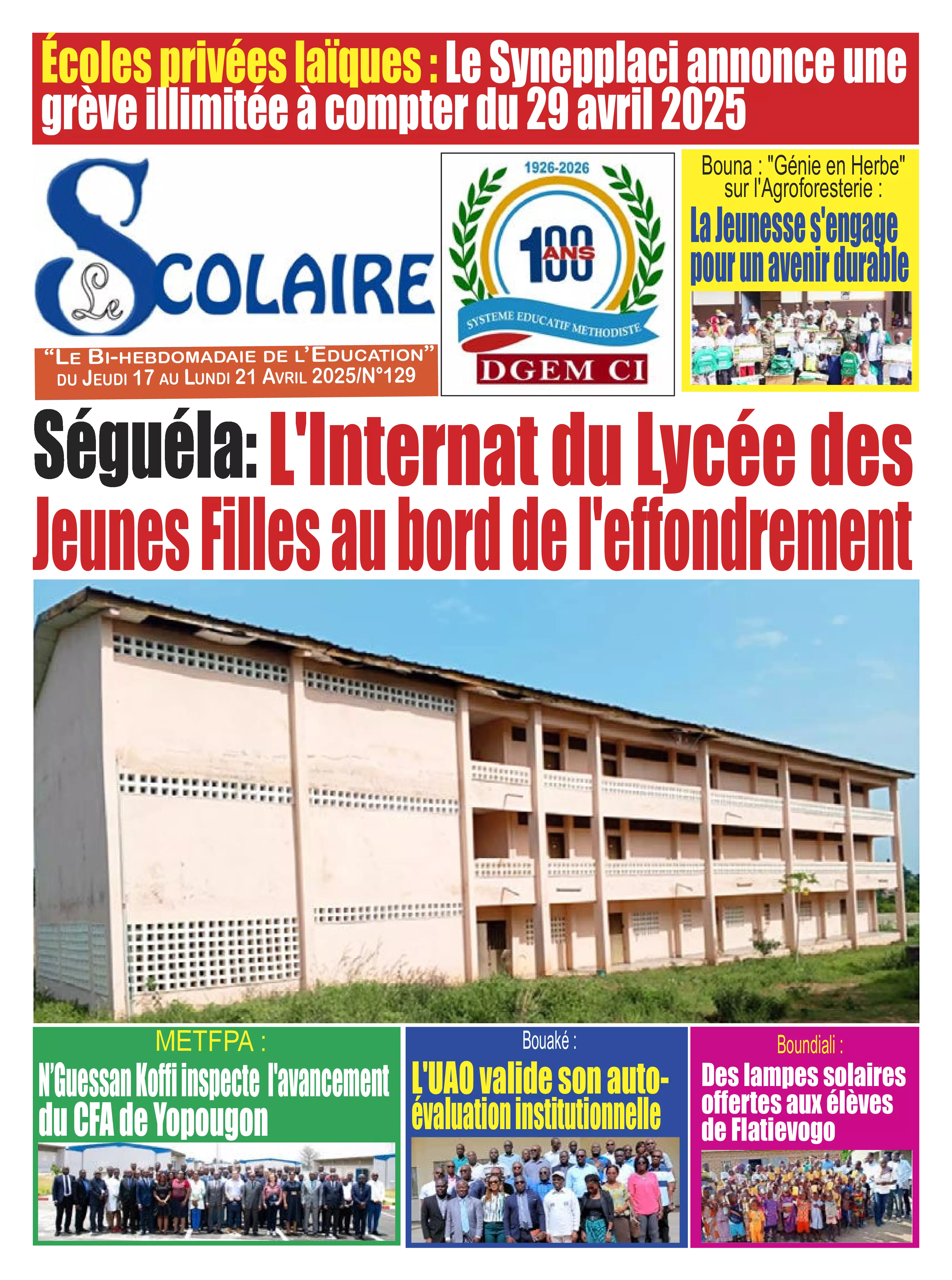 LE SCOLAIRE N° 129