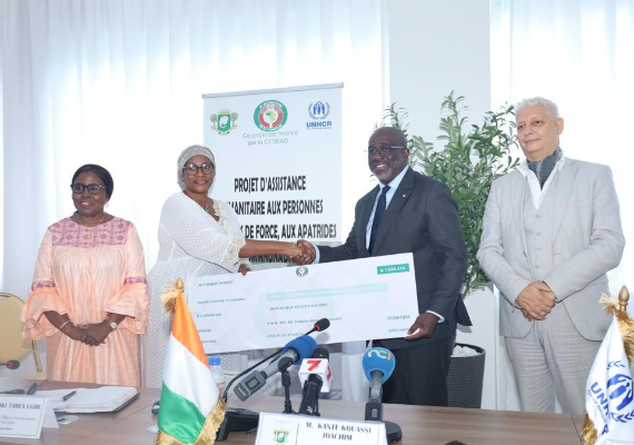 La CEDEAO accorde plus de 500 millions de FCFA à la Côte d’Ivoire pour l’assistance humanitaire aux réfugiés et apatrides