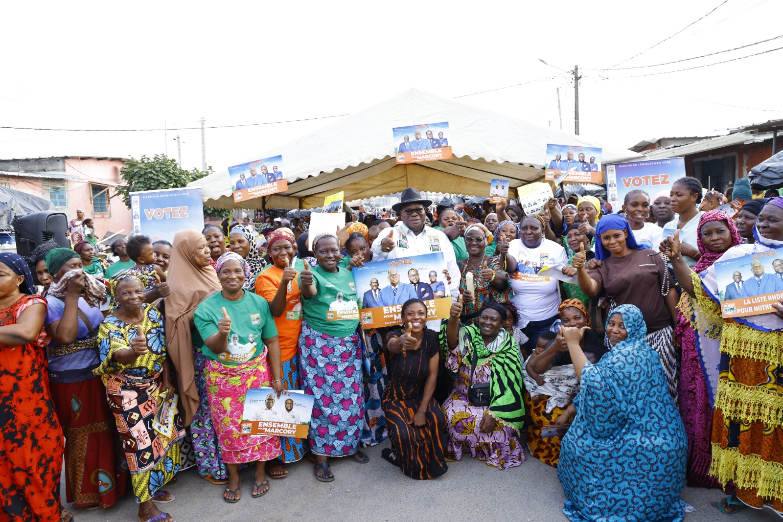 Législatives 2025 : Laurent Tchagba en démonstration de force à Marcory