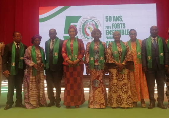 50e anniversaire de la CEDEAO en Côte d’Ivoire: les festivités officiellement lancées à Yamoussoukro